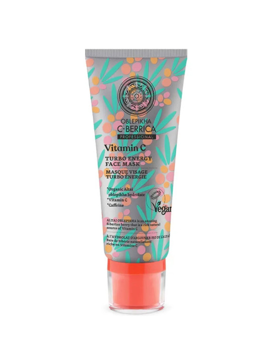 Natura Siberica Masque Visage Turbo Énergie 100ml