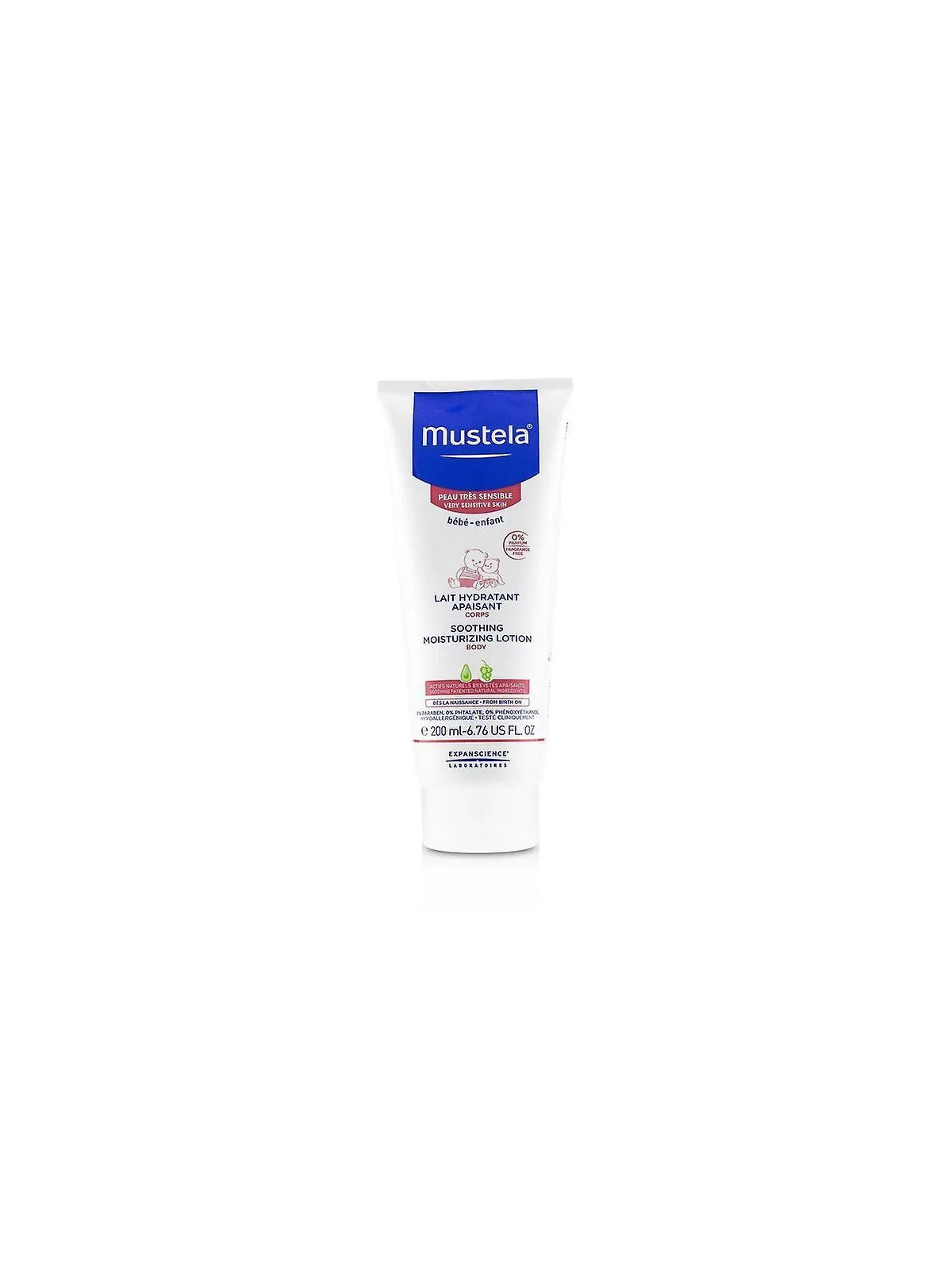 Mustela Peau Très Sensible Lait Hydratant Apaisant 200ml