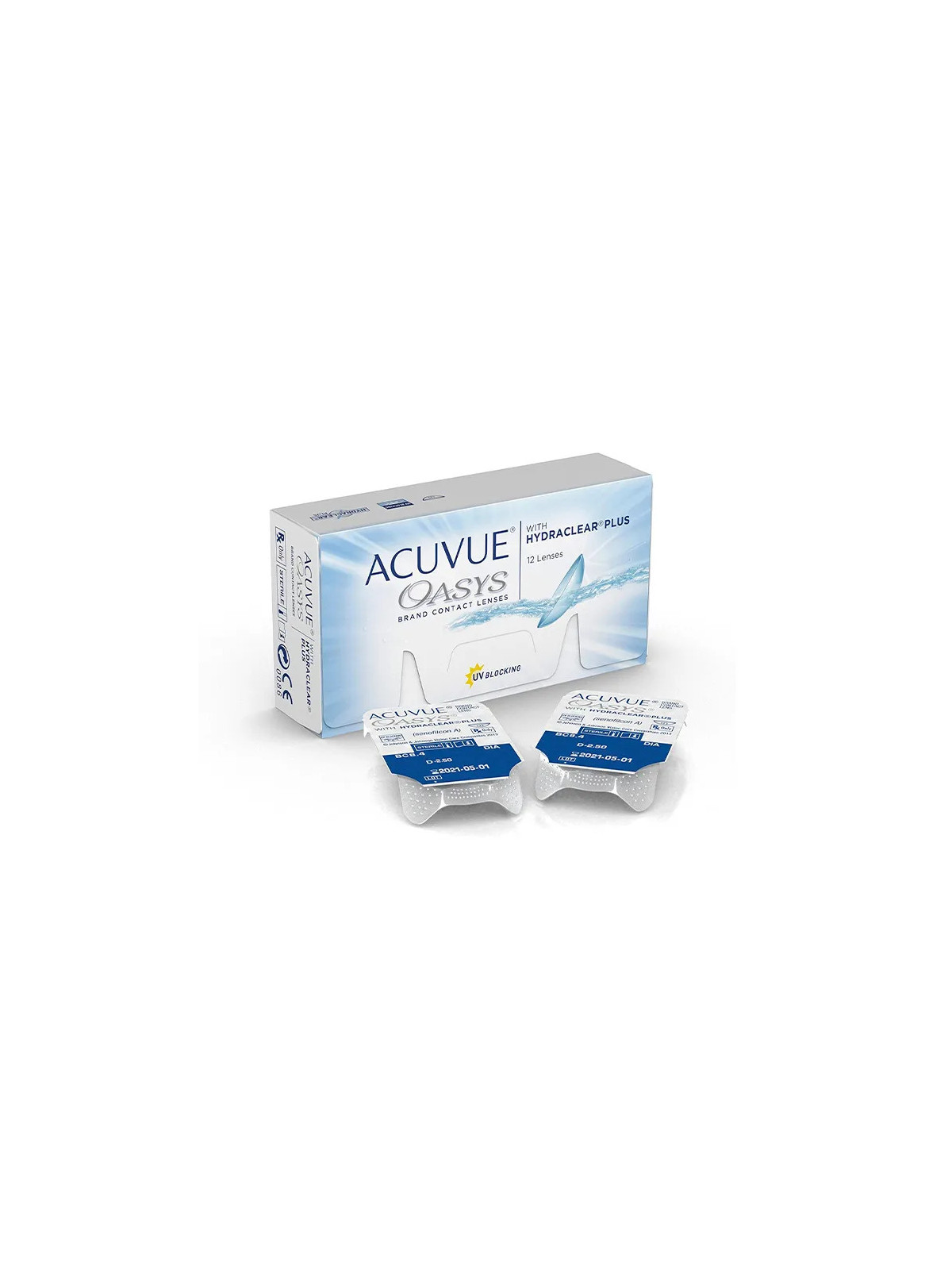 Acuvue Oasys Hydraclear Plus Lentilles de Contact Bimensuelles -3,25 BC/8,4 12 Unités