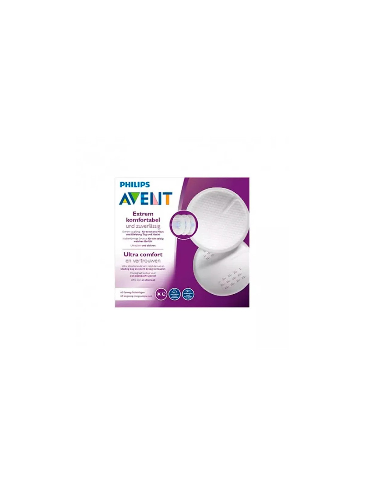Avent Coussinets d'Allaitement Absorbants 60 pièces