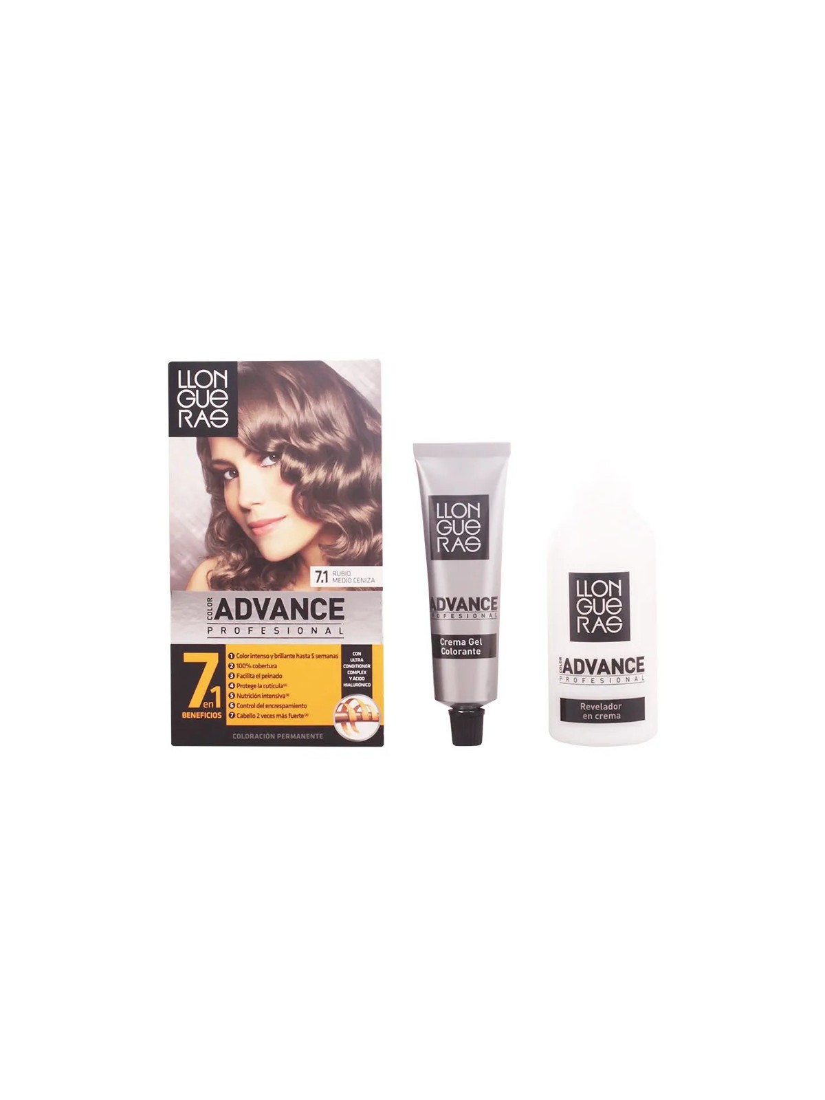 Llongueras Color Advance Hair Colour 071 Ash Blonde