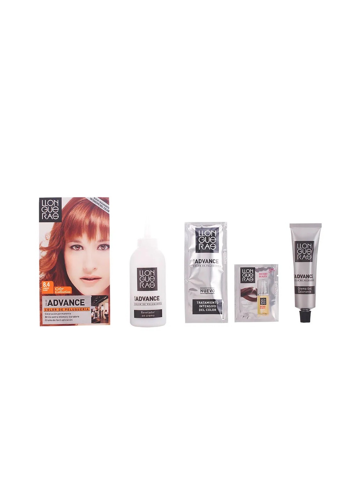 Llongueras Color Advance Hair Colour 8,4 Light Copper