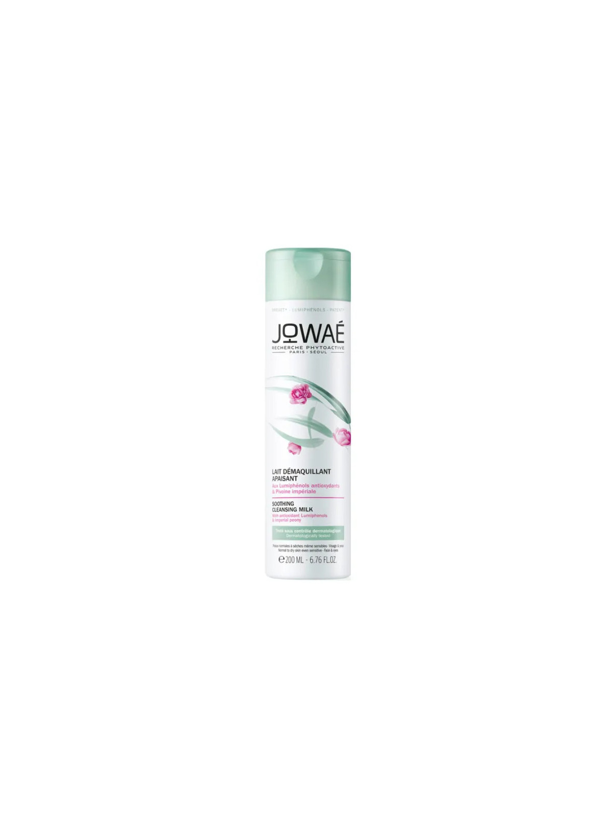 Jowaé Lait Démaquillant Apaisant 200ml