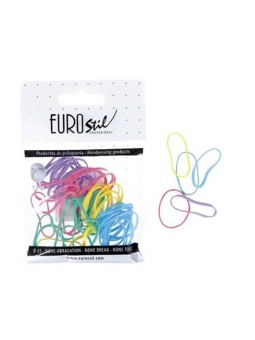 Eurostil Cabello Bolsa De Gomas Colores 50un