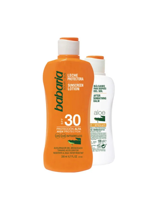 Babaria Sun Lotion Solaire SPF30 200ml Coffret 2 Produits