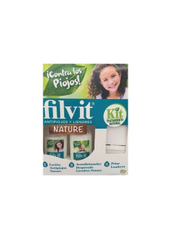 Filvit Nature Anti-Poux Lotion 125ml Coffret 2 Produits