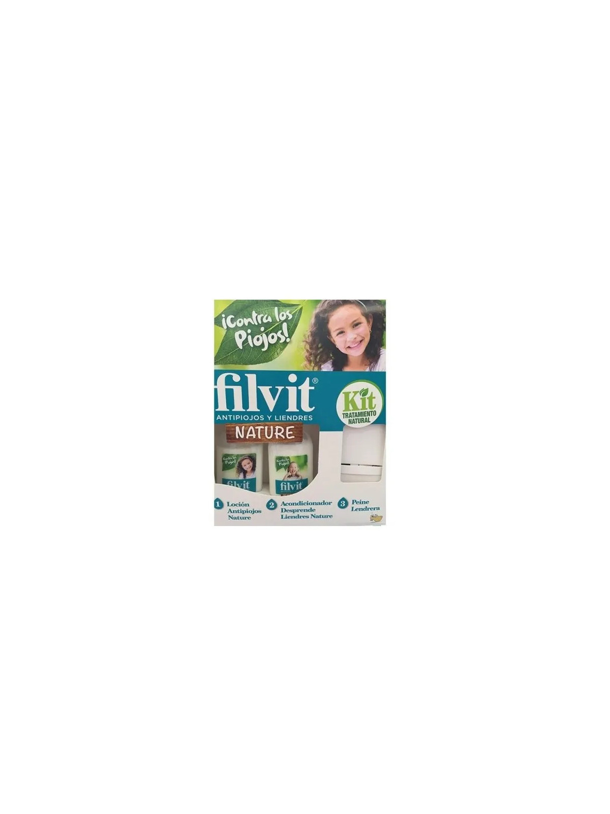 Filvit Nature Anti-Poux Lotion 125ml Coffret 2 Produits
