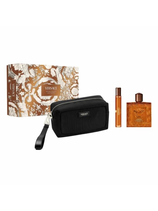 Versace Eros Najim Pour Homme Eau De Parfum Spray 100ml Coffret 3 Produits