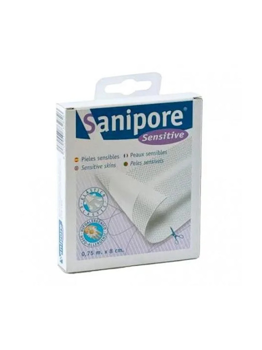Sanipore Pansement Adhésif 75cm x 8cm 1 Unité