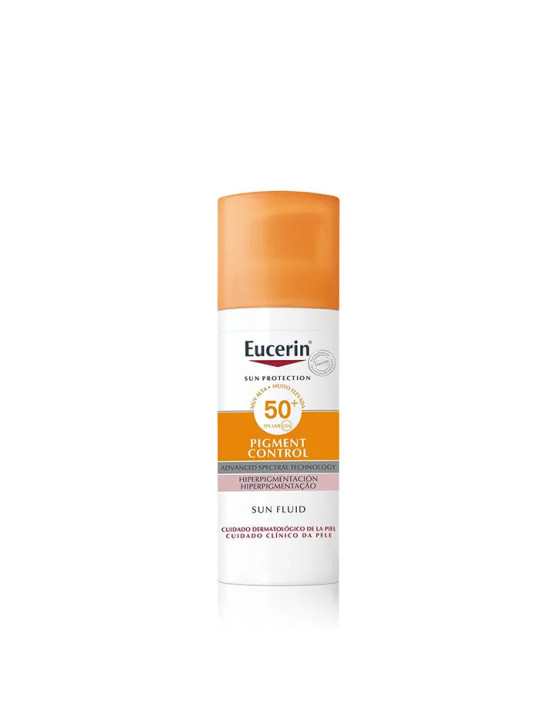 Eucerin Sun Protection Fluid Pigment Control SPF50 Peaux Hyperpigmentées 50ml