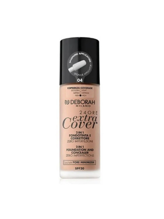 Deborah Milano 24 Ore Extra Cover 2 en 1 SPF20 04 30ml
