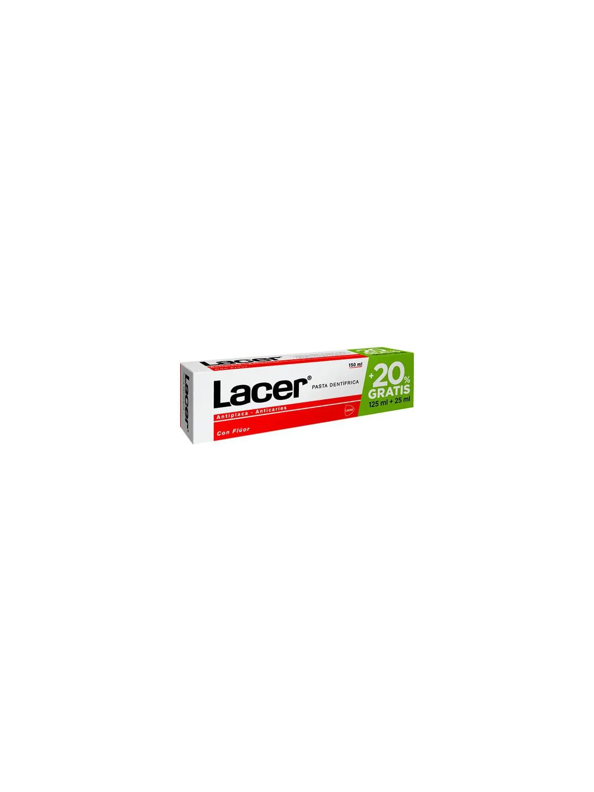 LACER Dentifrice 125ml + 25ml Gratuit