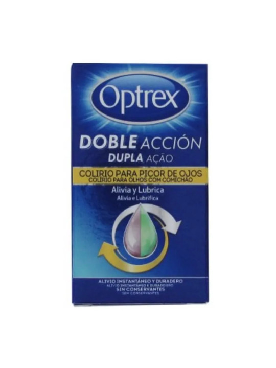 Optrex Doble Acción Splash Gouttes Démangeaison Yeux 10ml