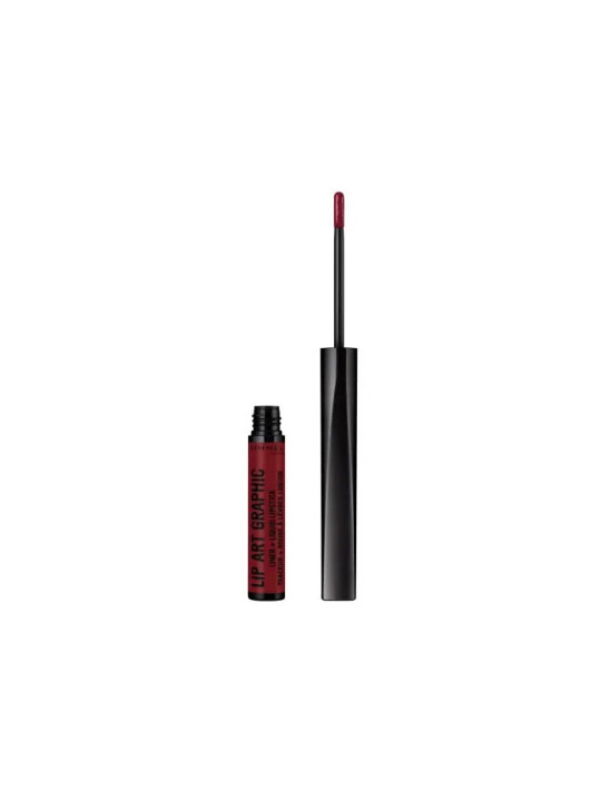 Rimmel London Lip Art Graphic Liner & Liquid Lipstick 810 Be Free