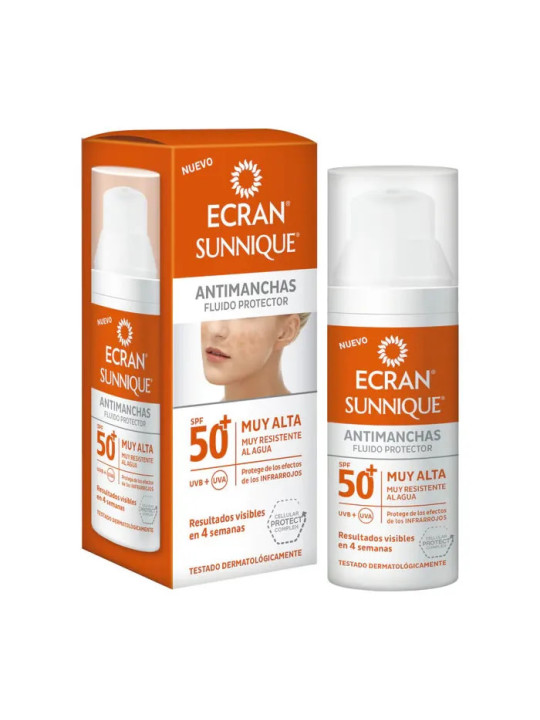 Ecran Sunnique Antimanchas Fluide Protecteur SPF50+ 50ml