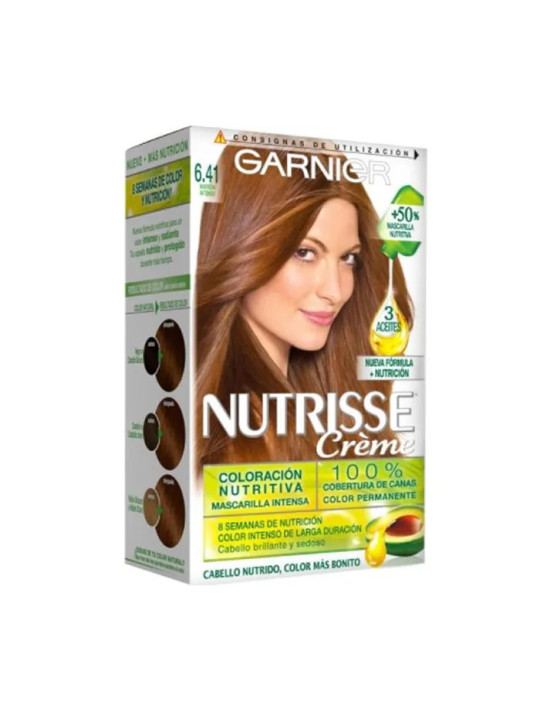Garnier Nutrisse Crème Coloration Nourrissante 6.41 Marron Intense