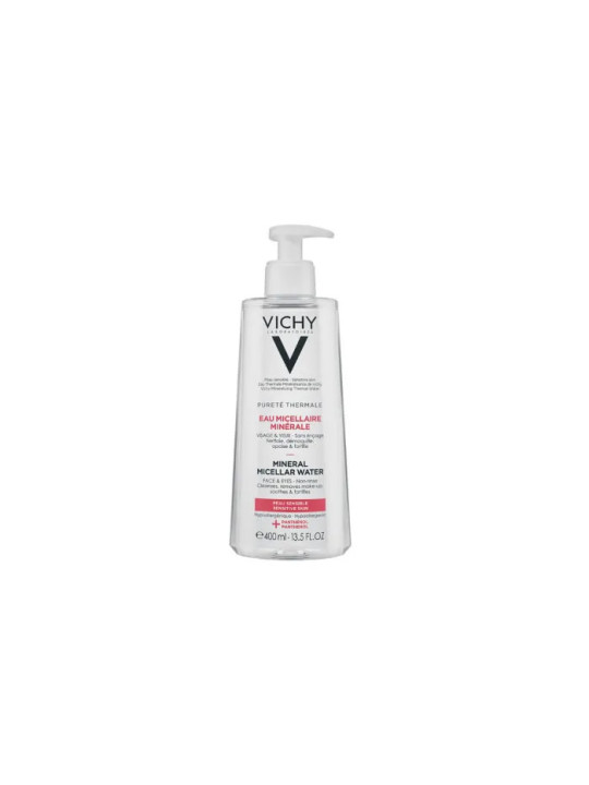 Vichy Pureté Thermale Eau Micellaire Minérale Peaux Sensibles 400ml