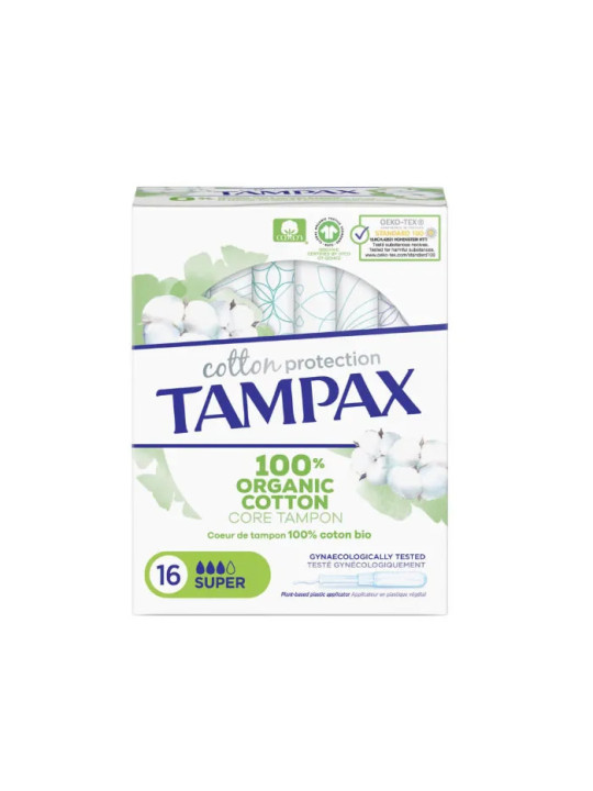 Tampax Organic Super Tampon 16 Unités