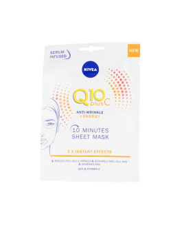 Nivea Q10+Vitamin C Masque Anti-Rides Énergisant Visage