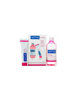 Vitis Pack Gencives Dentifrice 100ml + Bain de Bouche 500ml