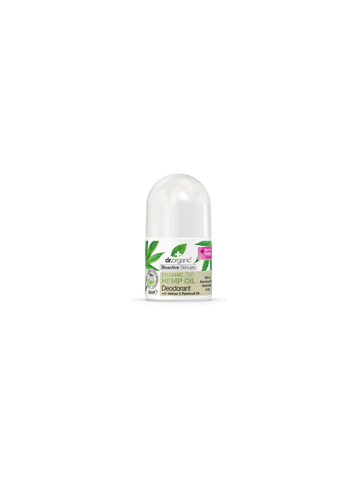 Dr. Organic Déodorant à l'Huile de Chanvre 50ml