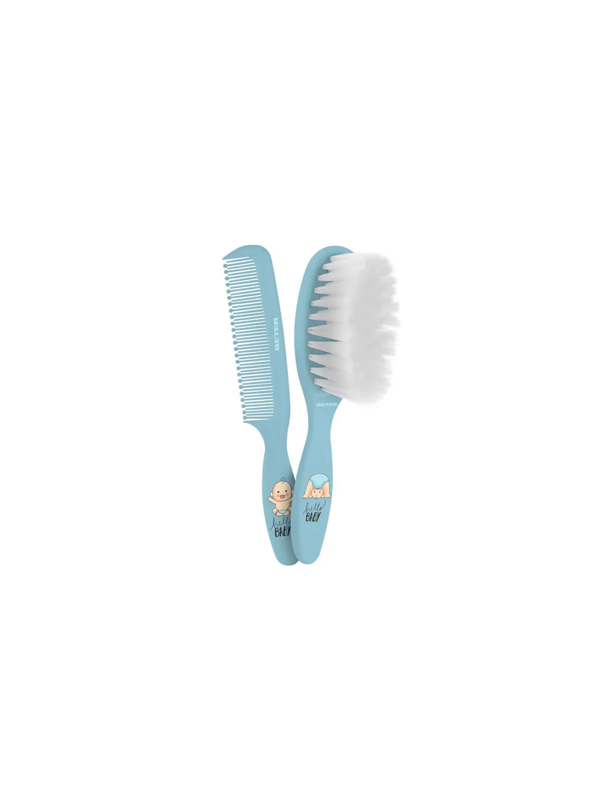 Beter Baby Brush And Comb Set Blue
