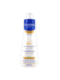 Mustela Lait de Toilette Peau Sèche 750ml