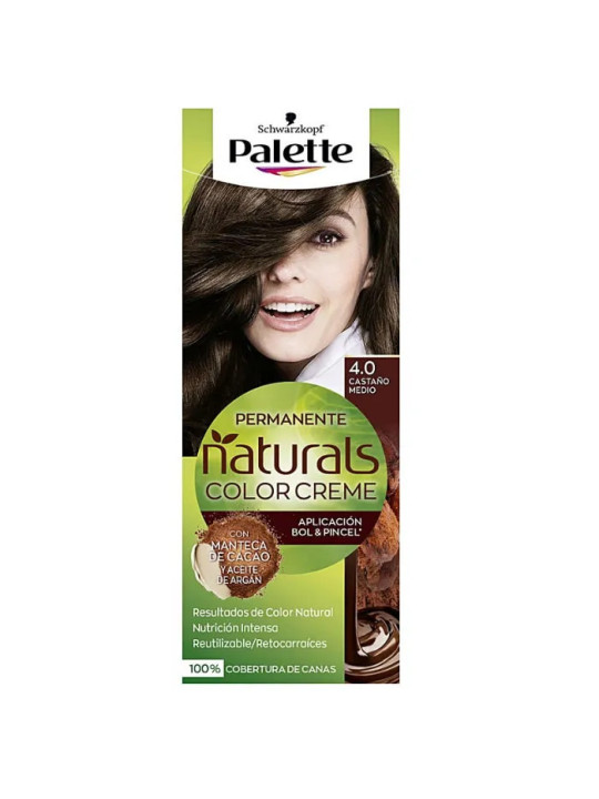 Schwarzkopf Palette Naturals Color Creme 4.0 Châtain Moyen