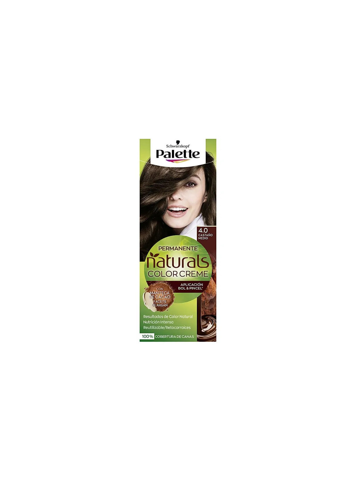 Schwarzkopf Palette Naturals Color Creme 4.0 Châtain Moyen