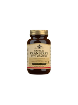 Solgar Cranberry Naturel avec Vitamine C Gélules Végétales - Boîte de 60