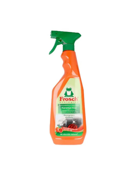 Frosch Écologique Nettoyant Vitrocéramique et Induction Orange Rouge 750ml