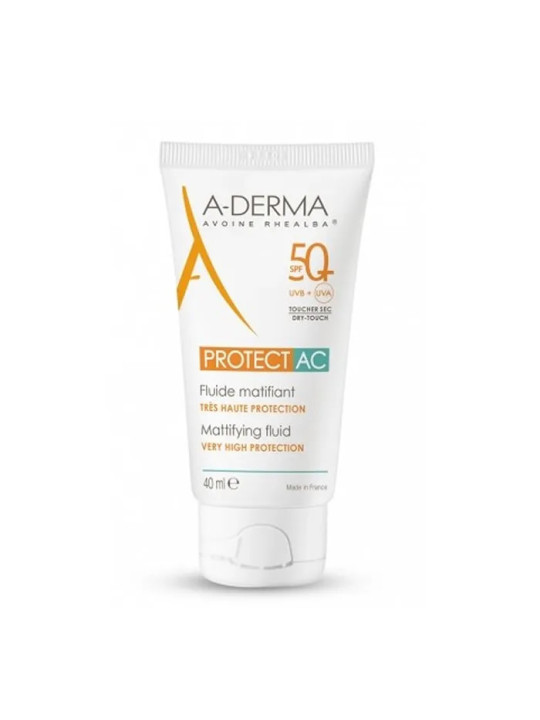 A-Derma Protect AC Fluide Matifiant SPF50+ 40ml