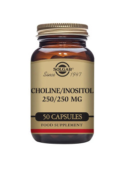 Solgar Choline/Inositol 250mg 50 Gélules