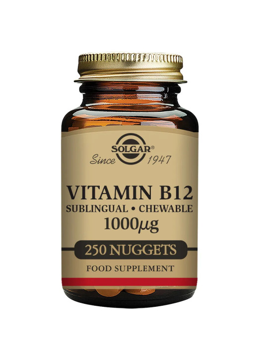Solgar Vitamine B12 1000mcg Cyanocobalamine 250 Comprimés