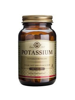 Solgar Gluconate de Potassium 100 Comprimés