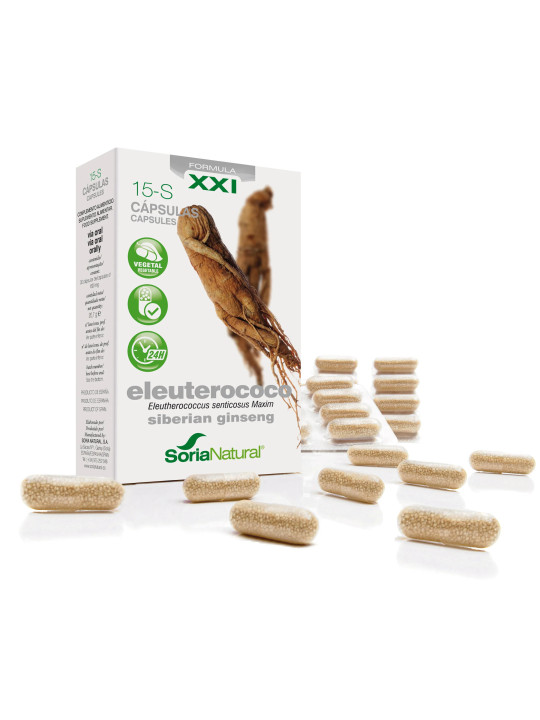 Soria 15-S Eleuthérocoque 690mg 30 Gélules à Libération Prolongée