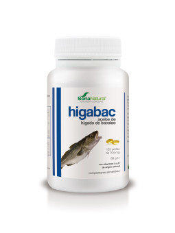 Alecosor Higabac Huile de Foie de Morue 400mg 125 Perles