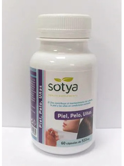 Sotya Cheveux Peau et Ongles 520 mg 60 Capsules