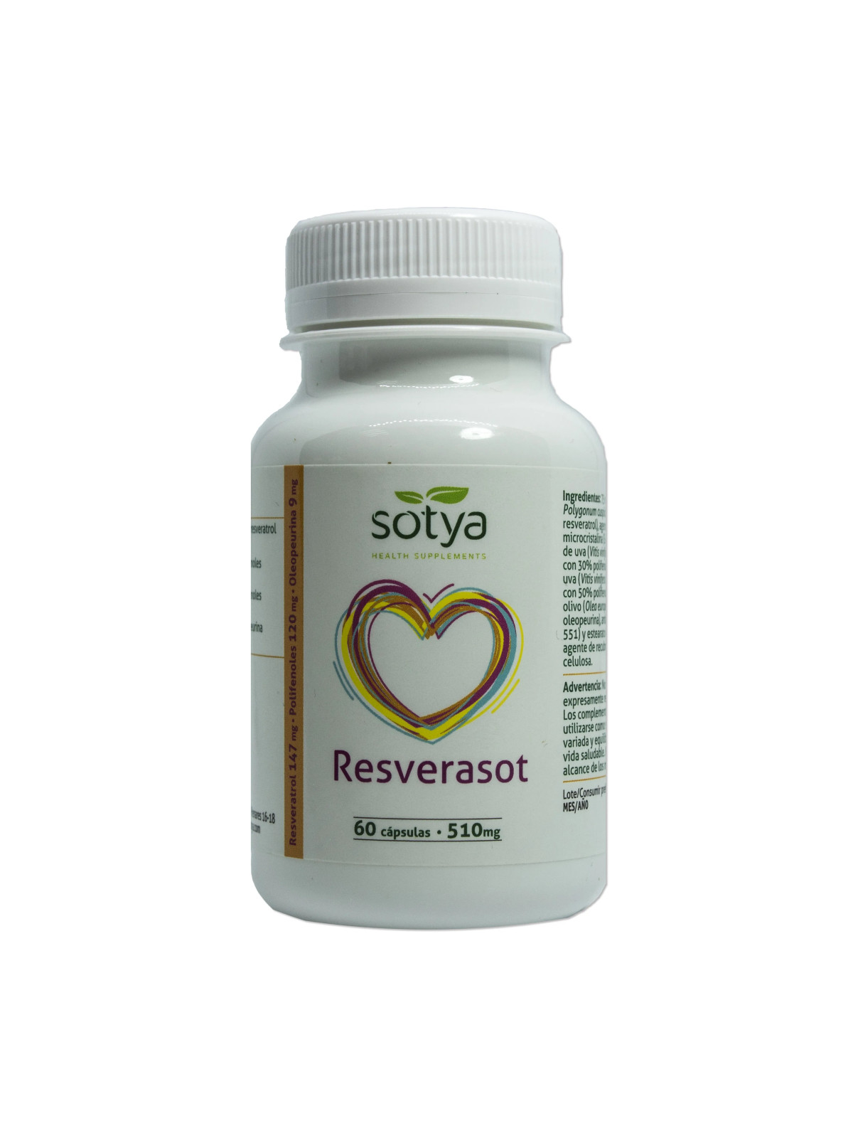 Sotya Resverasot 510 mg 60 Capsules