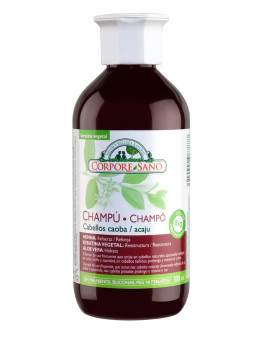 Corpore Shampooing Henné Cheveux Acajou 300ml au Santal