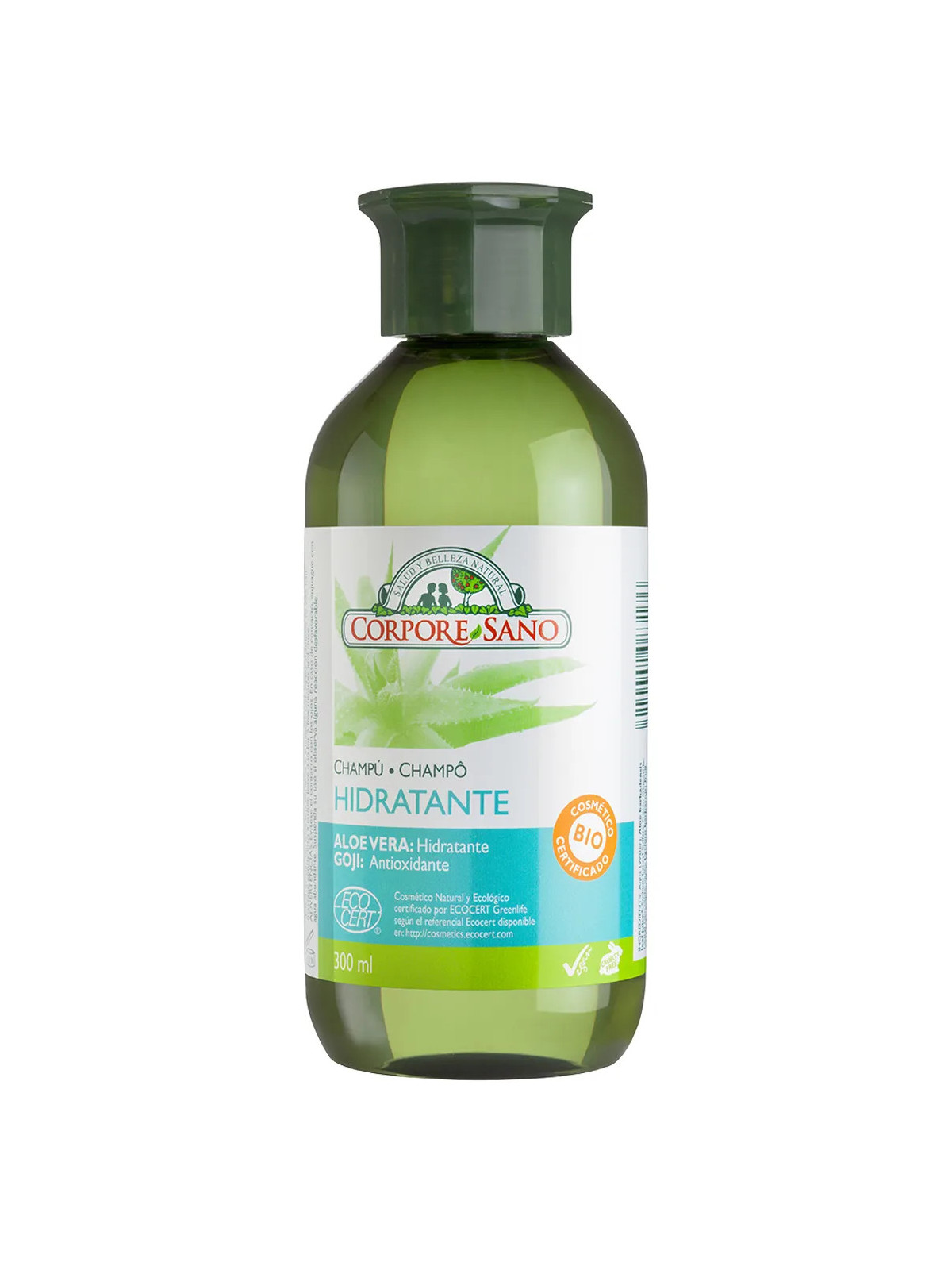 Corpore Shampooing Hydratant Aloe Vera et Goji 300ml Bio