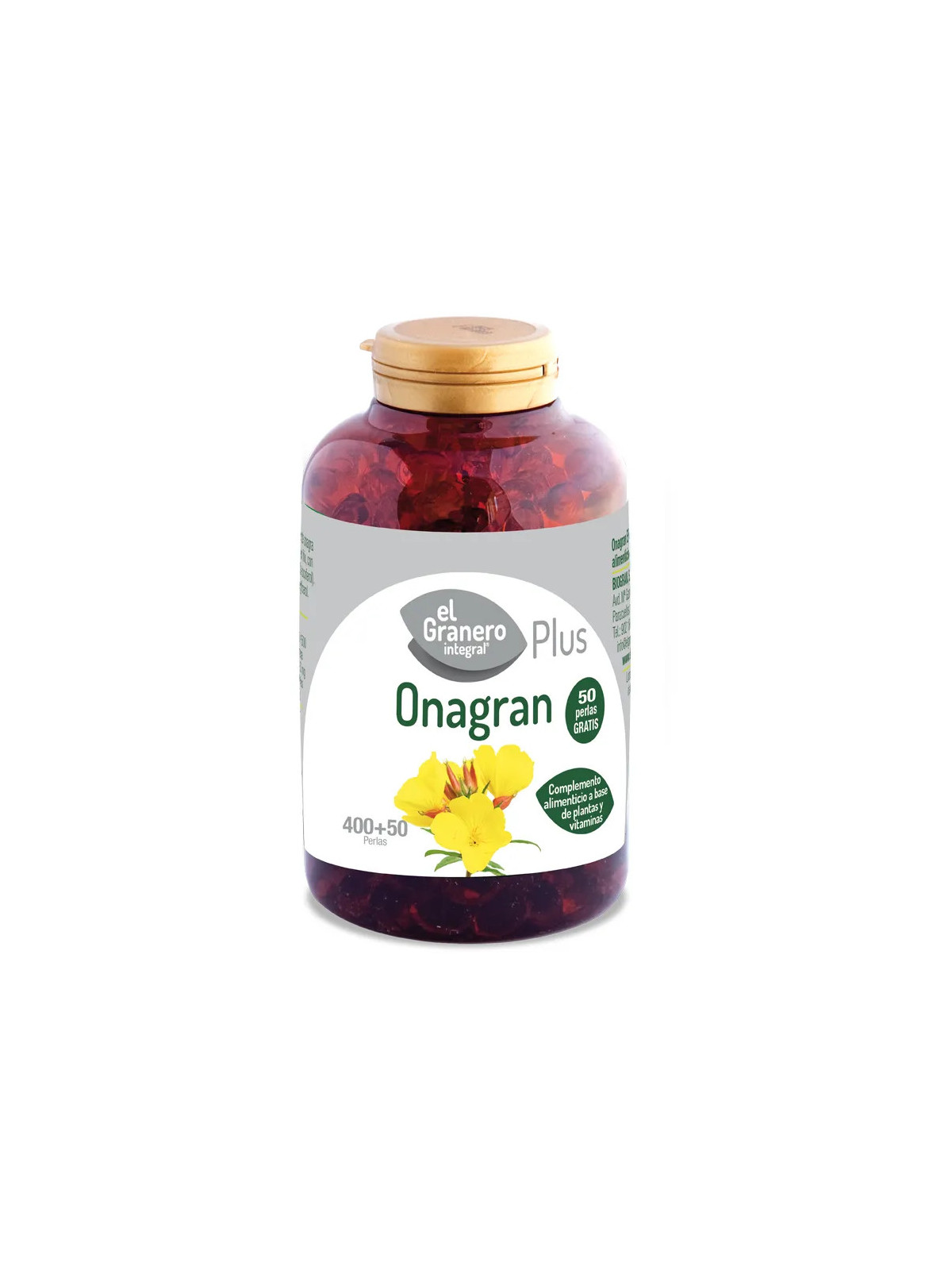 Granero S Onagran 400 Huile d'Onagre 50 Perles 715mg