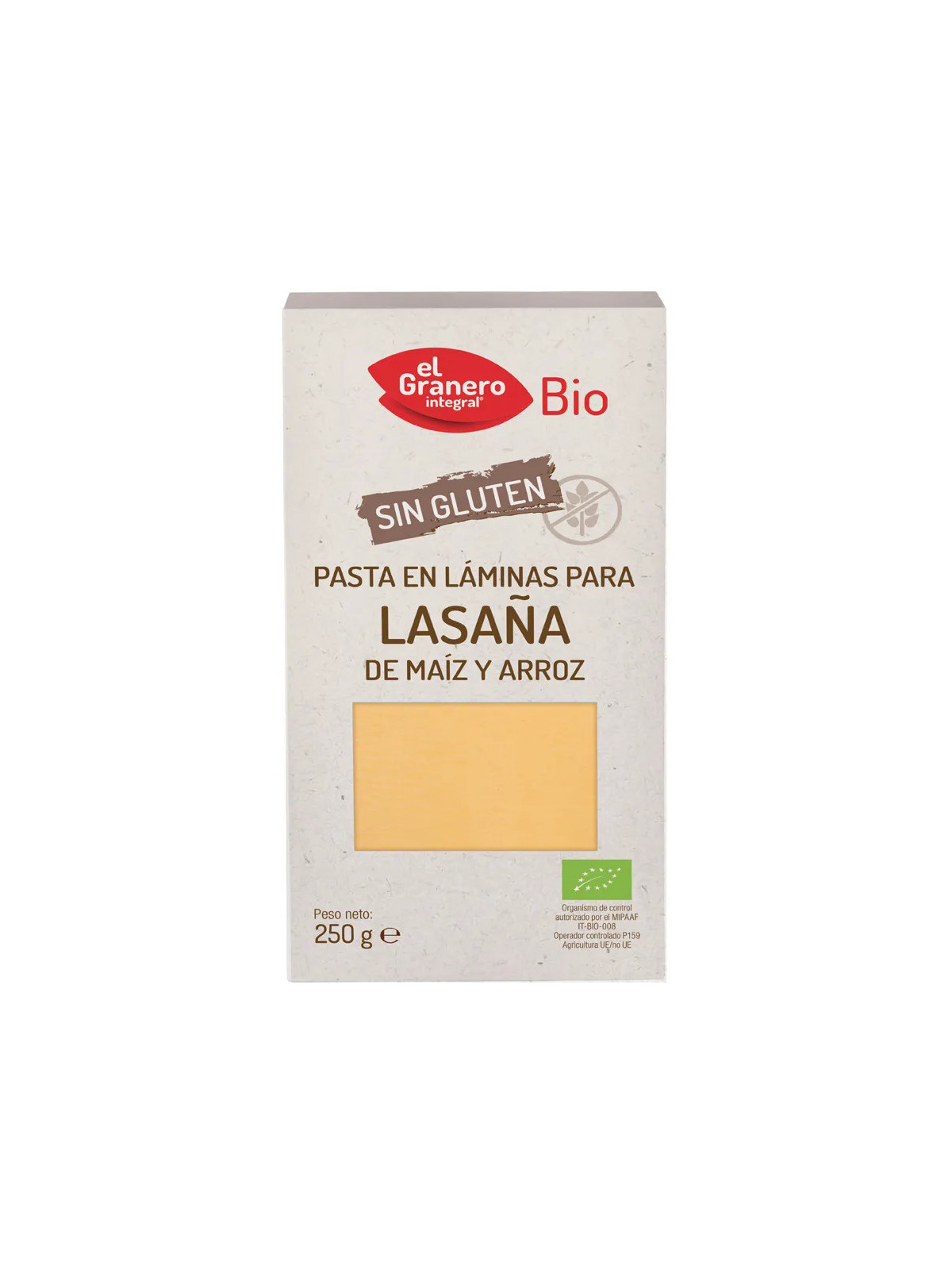 Granero Feuilles de Lasagne Sans Gluten Bio 250g