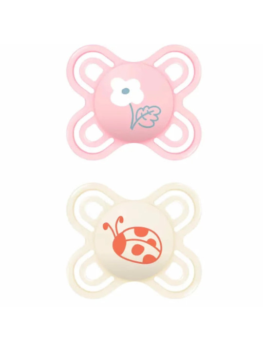 MAM Baby Sucette Perfect Star 0-2 Mois Rose 2U