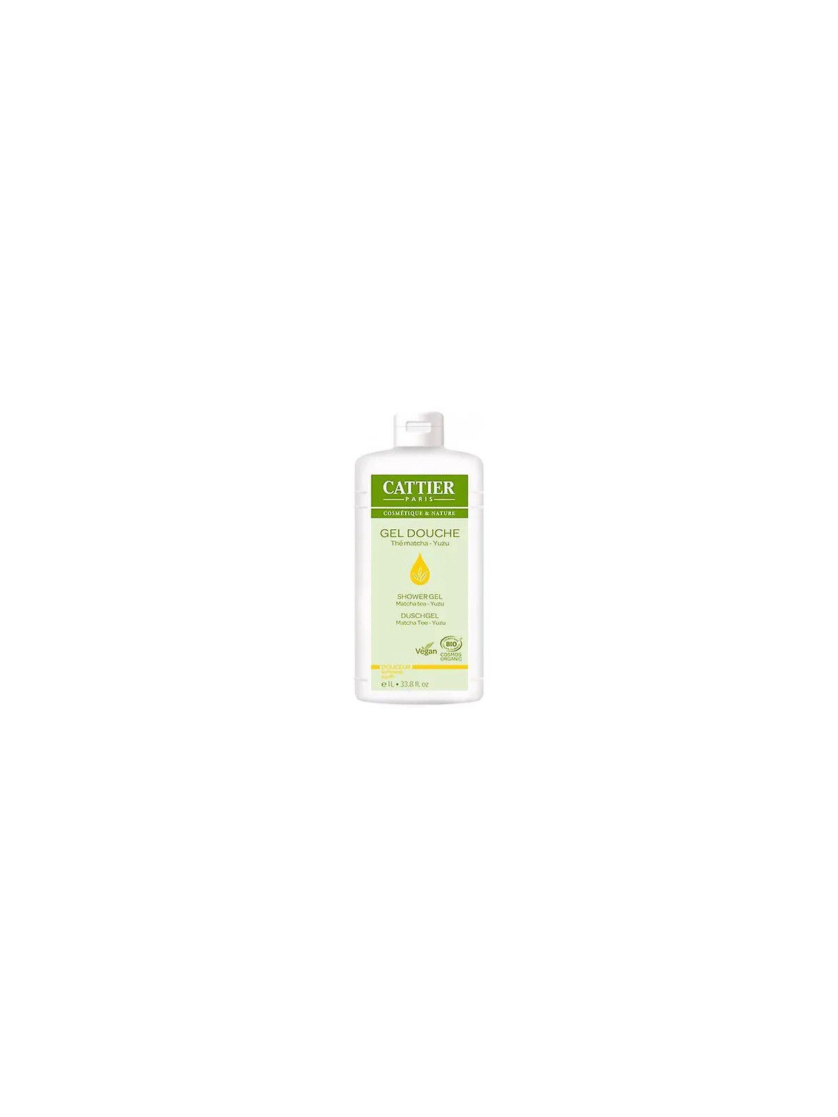 Cattier Gel Douche Douceur Thé Matcha 1L