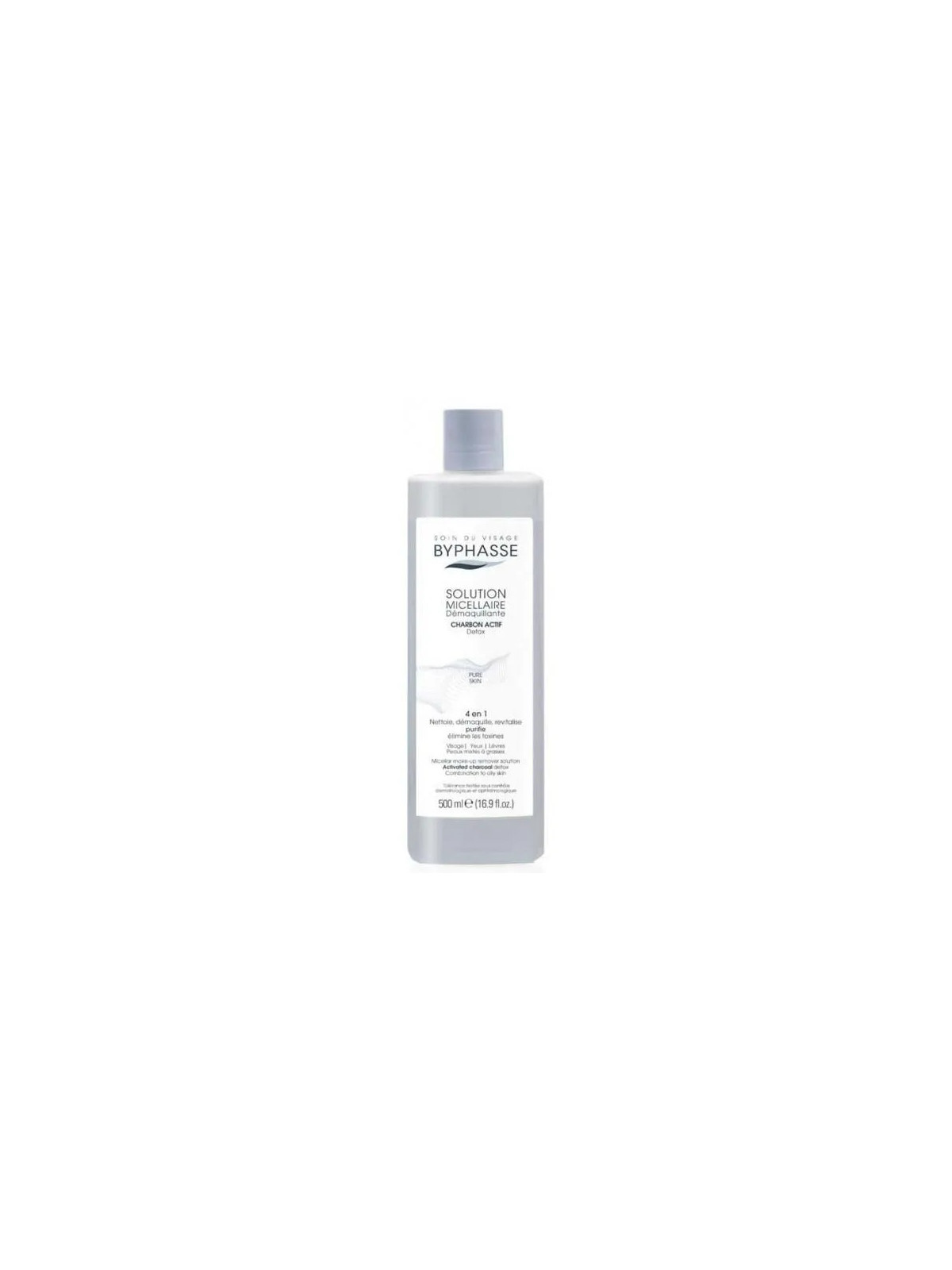 Byphasse Solution Micellaire Démaquillante au Charbon Actif 500ml