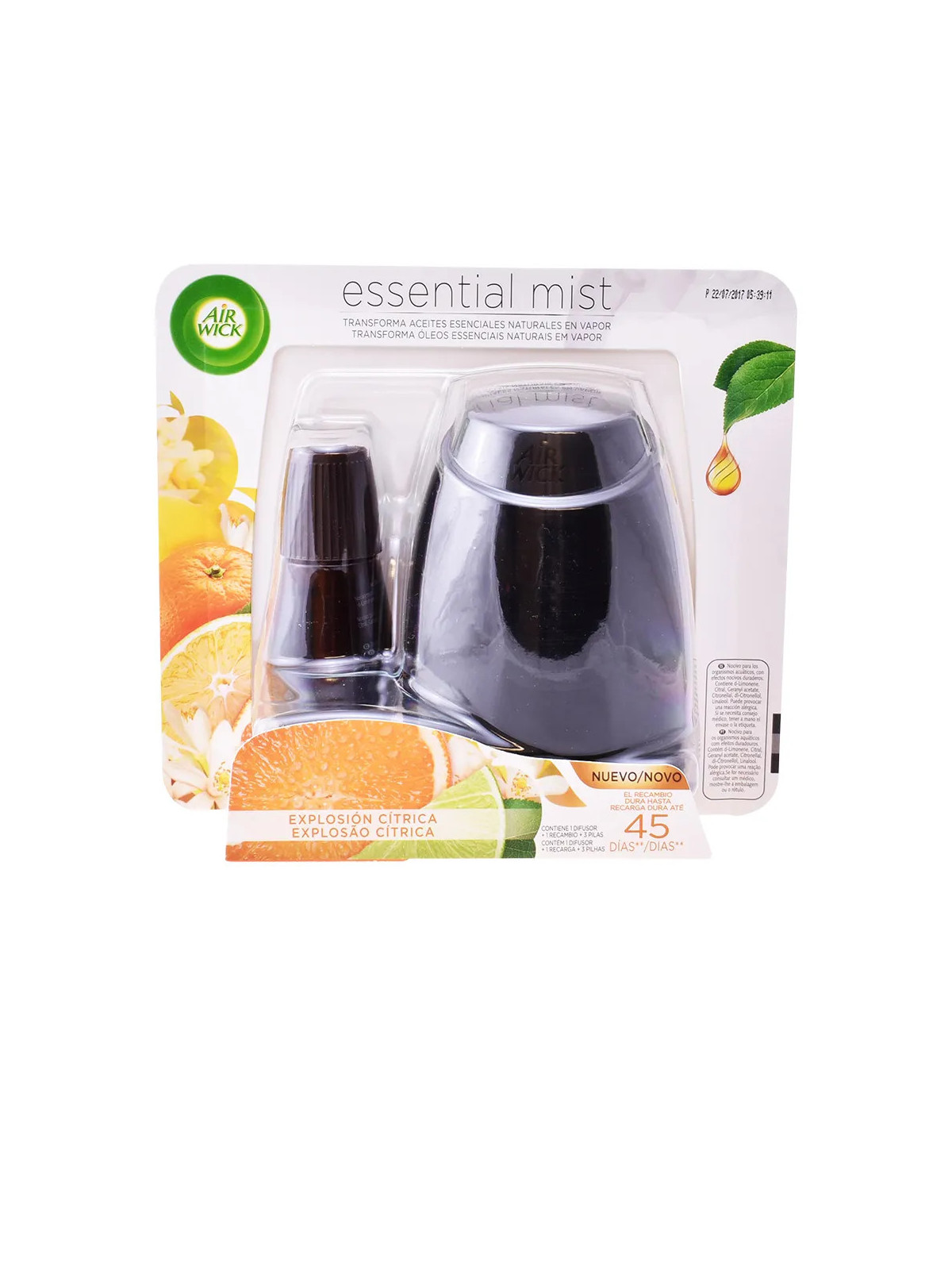 Air Wick Essential Mist Diffuseur Complet Agrumes 20ml