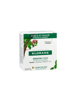 Klorane Keratincaps Force et Vitalité 30 Gélules