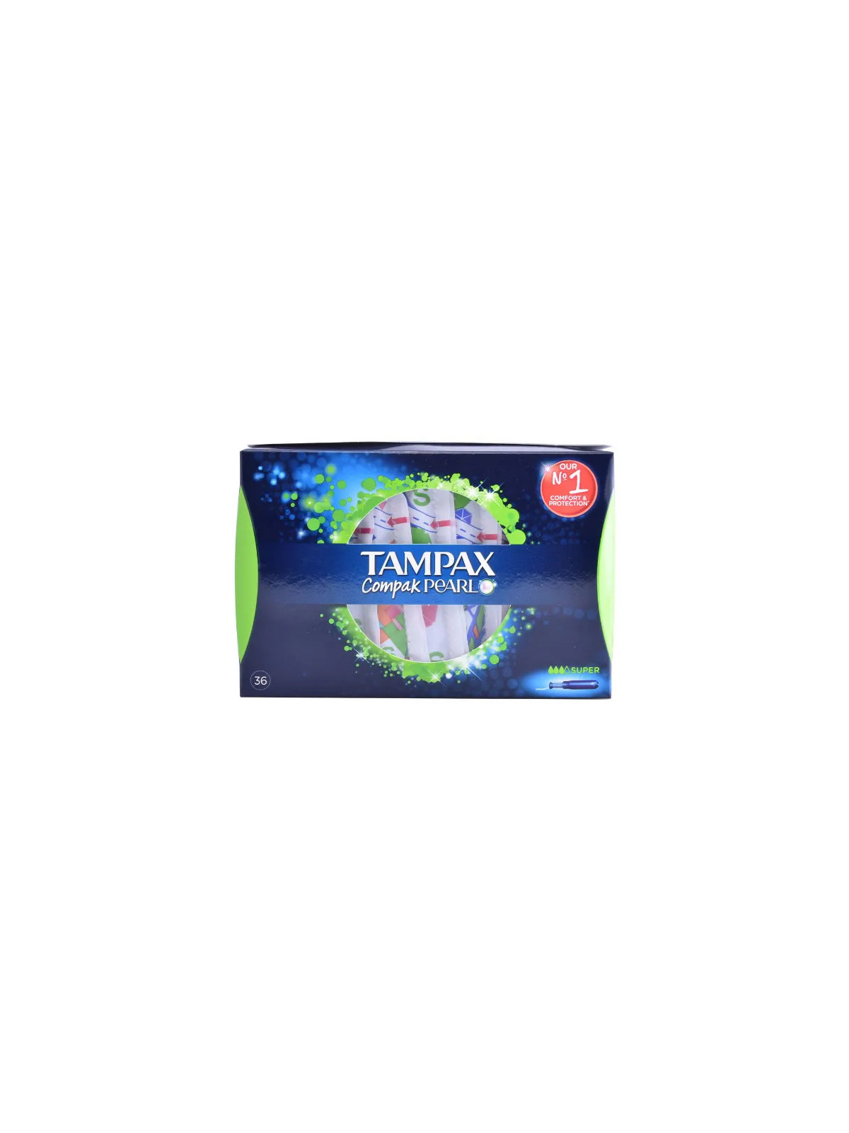 Tampax Pearl Compak Super 36 Unités