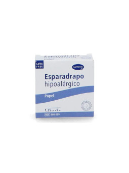 Hartmann Papier Adhésif Hypoallergénique 5m x 1,25cm